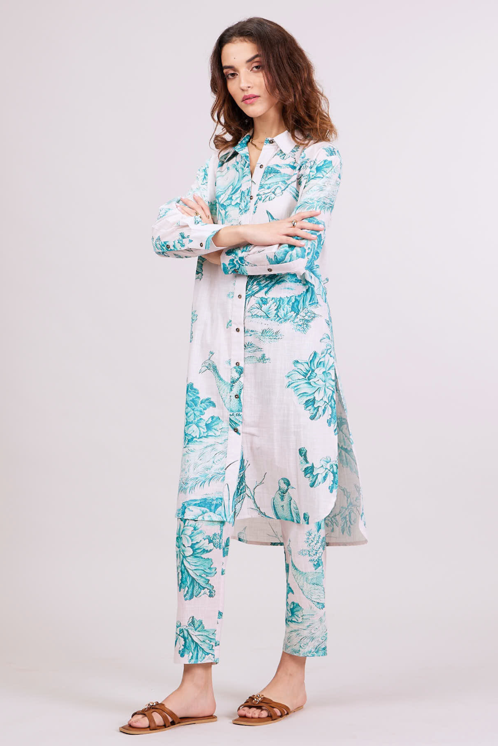Maison Co-ord Set - Printed Green