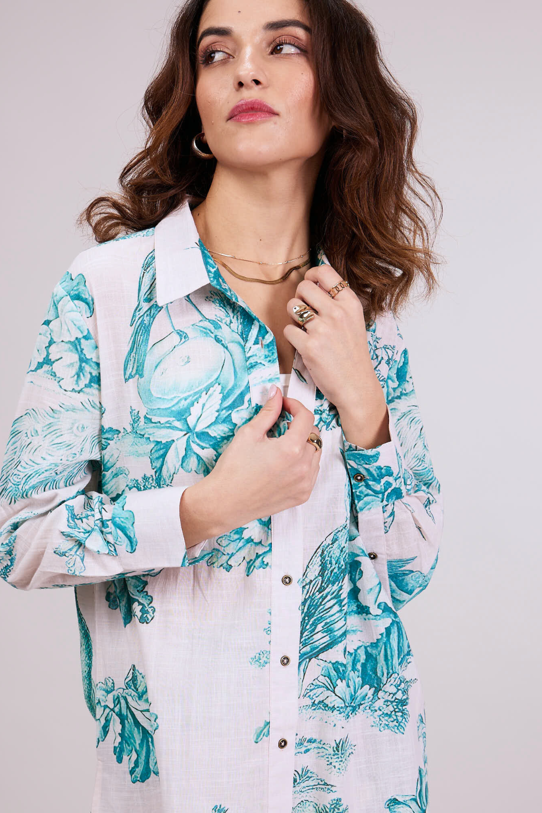 Maison Co-ord Set - Printed Green