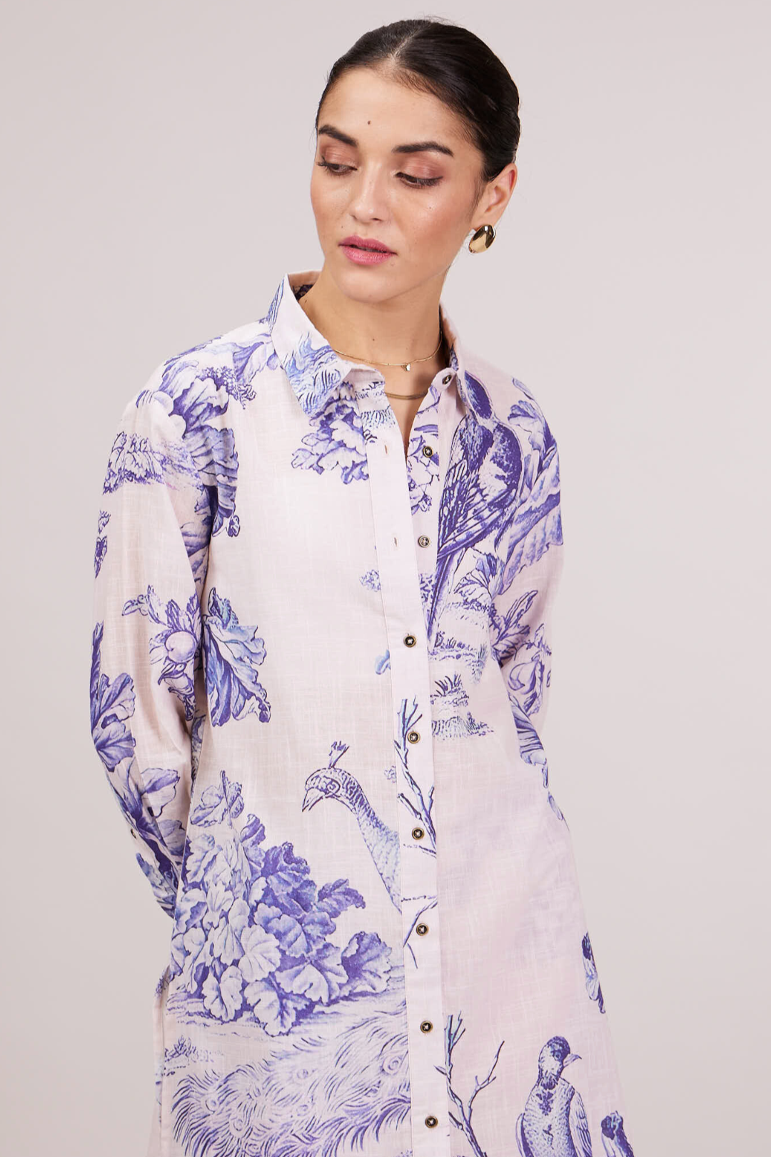 Maison Co-ord Set - Printed Blue