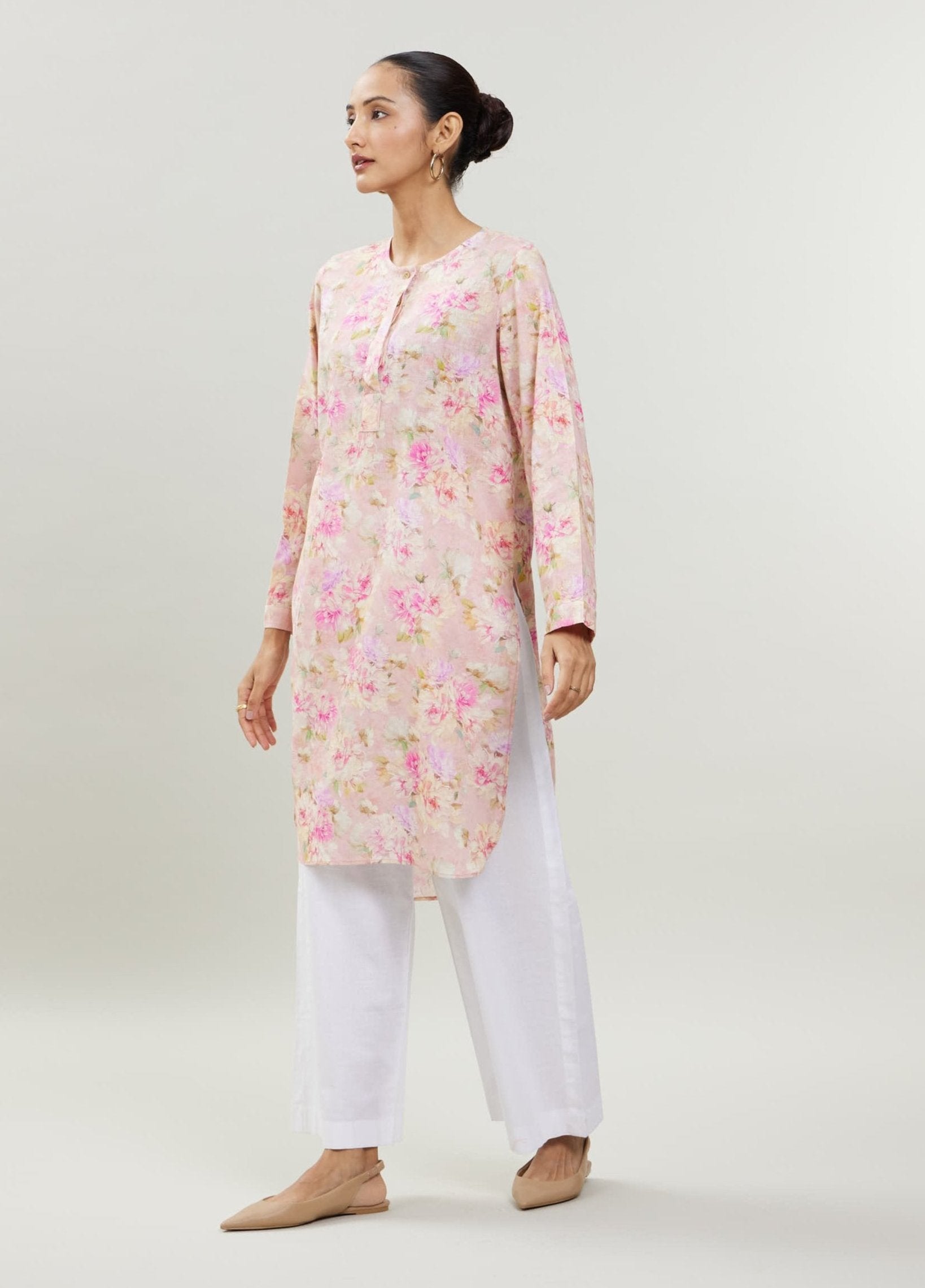 Rumi Kurta - Printed Linen