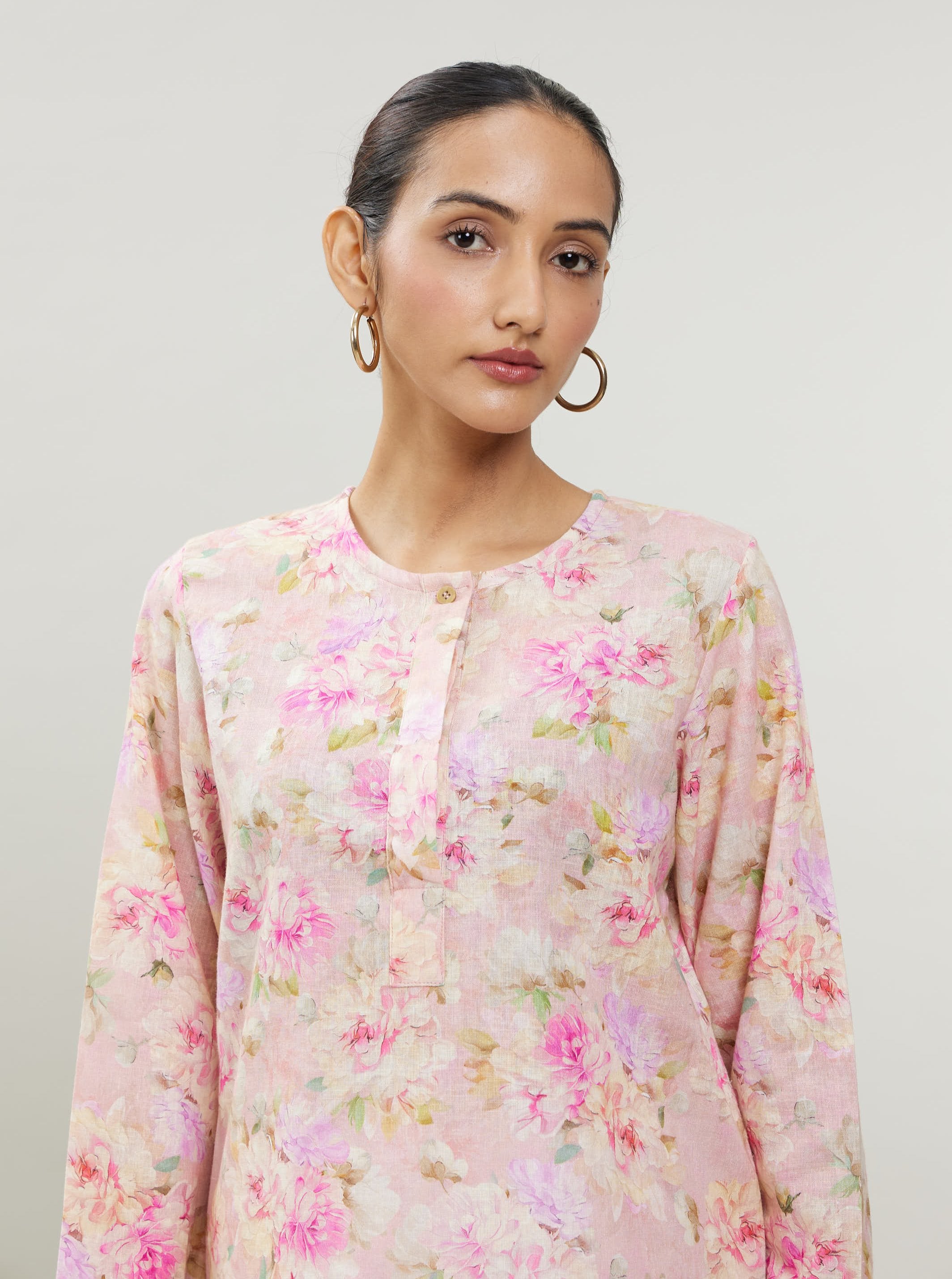 Rumi Kurta - Printed Linen