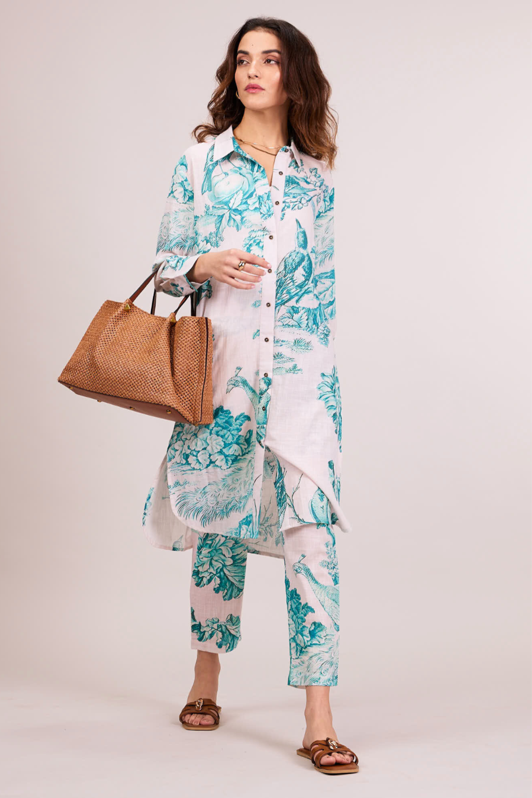 Maison Co-ord Set - Printed Green
