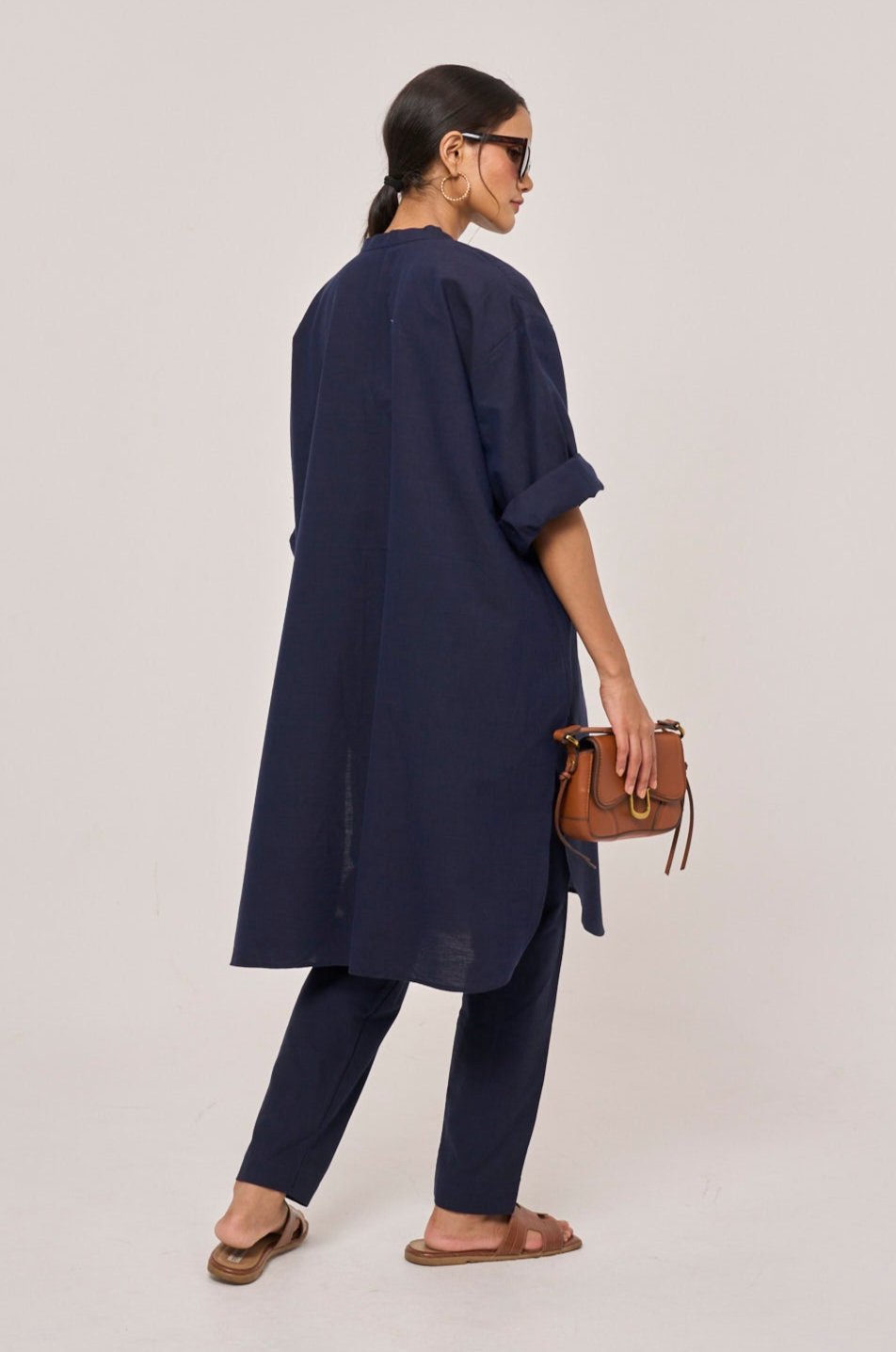 Yoko Oversized Co-ord Set - Blue