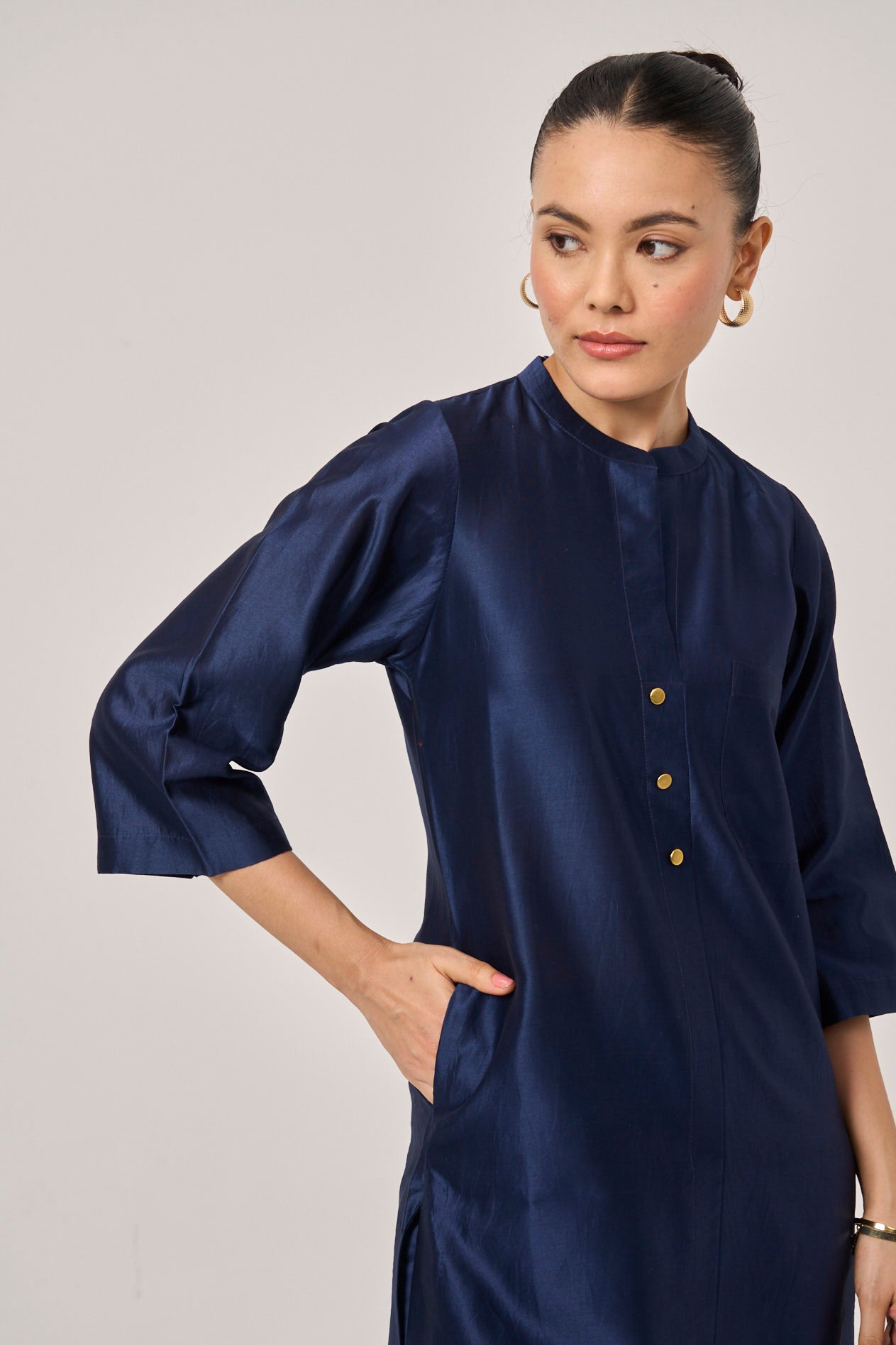 Mao Co-ord set - Dark Blue