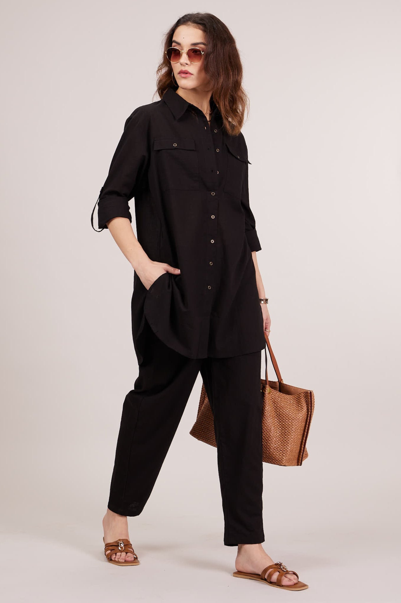 Miso Co-ord Set - Black