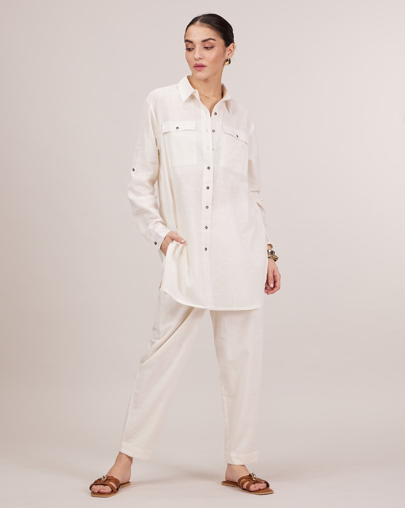 Miso Co-ord Set - Ivory