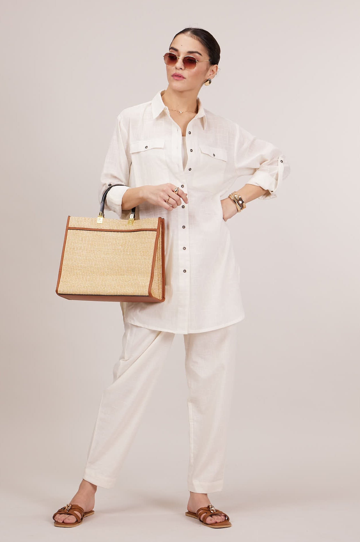 Miso Co-ord Set - Ivory