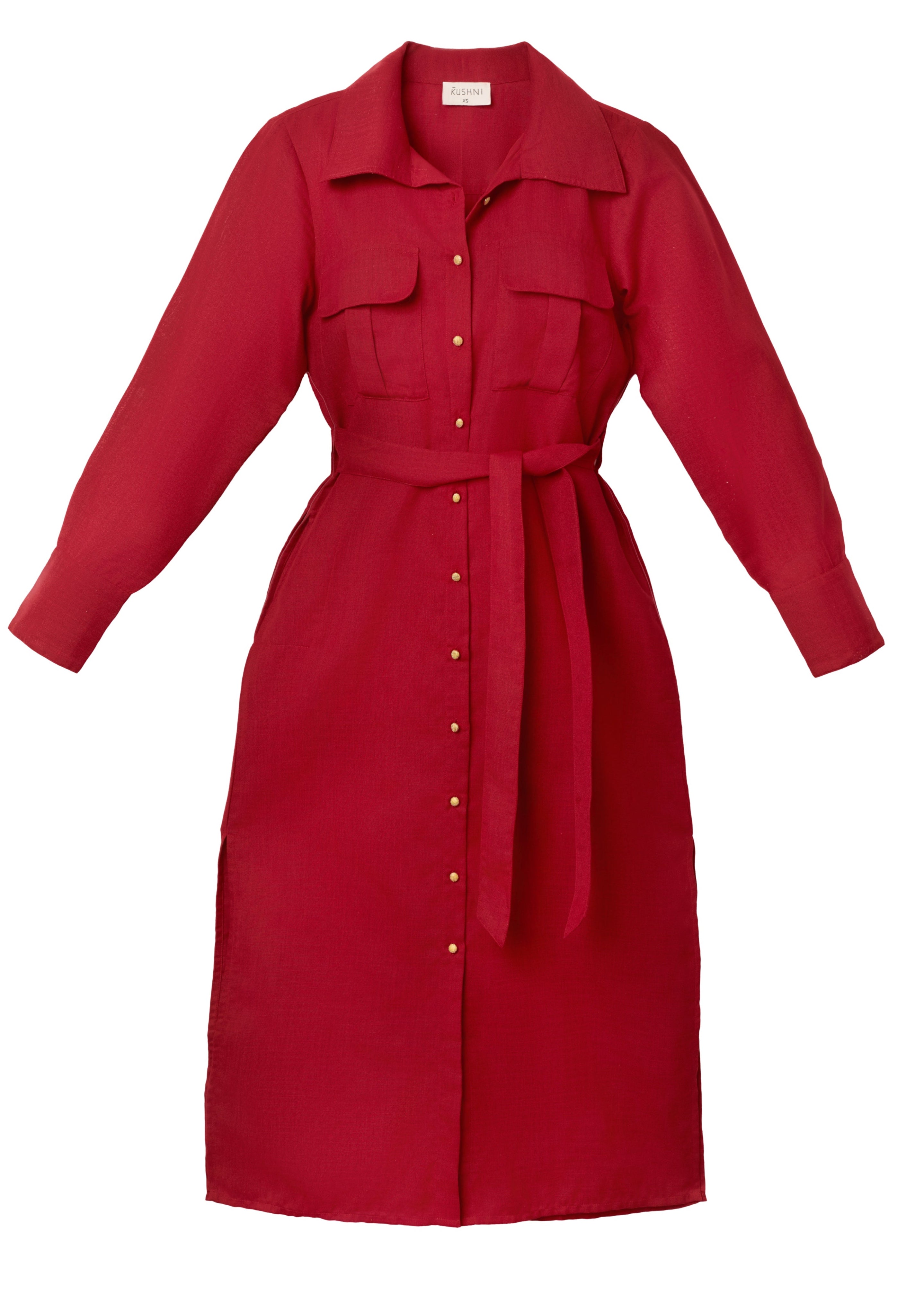 Vlada Dress - Maroon