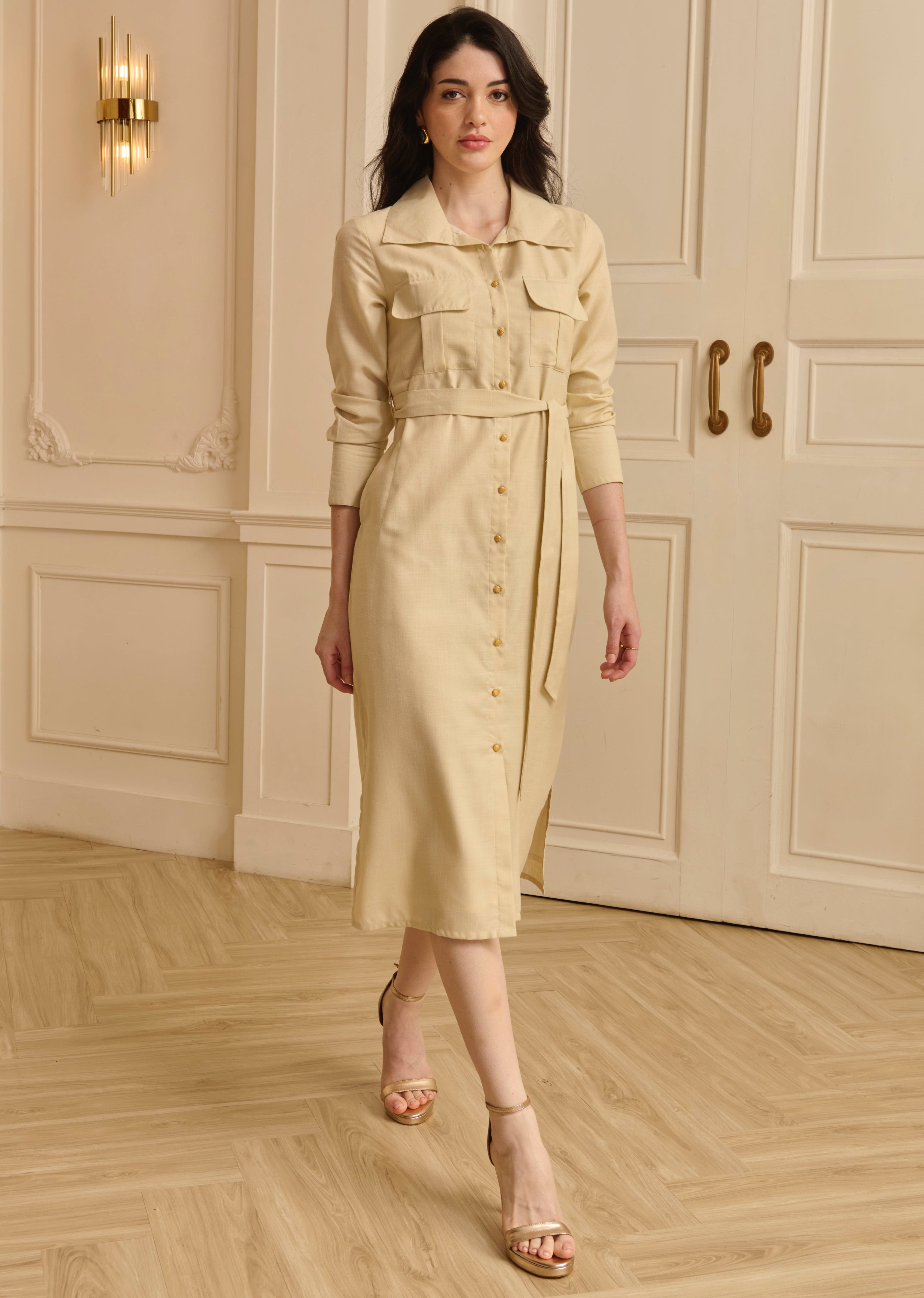 Vlada Dress - Beige