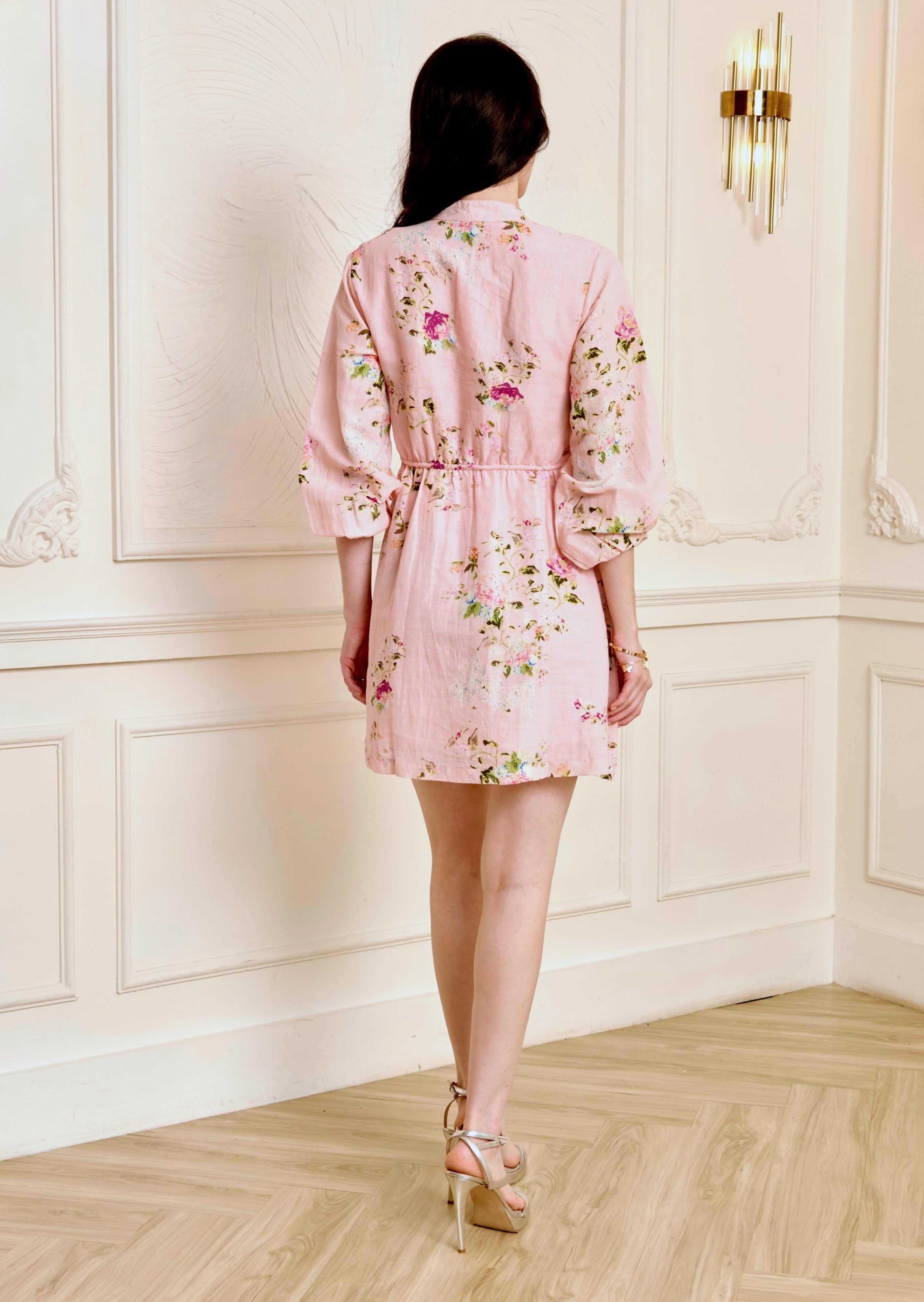 Brie Dress - Pink Floral
