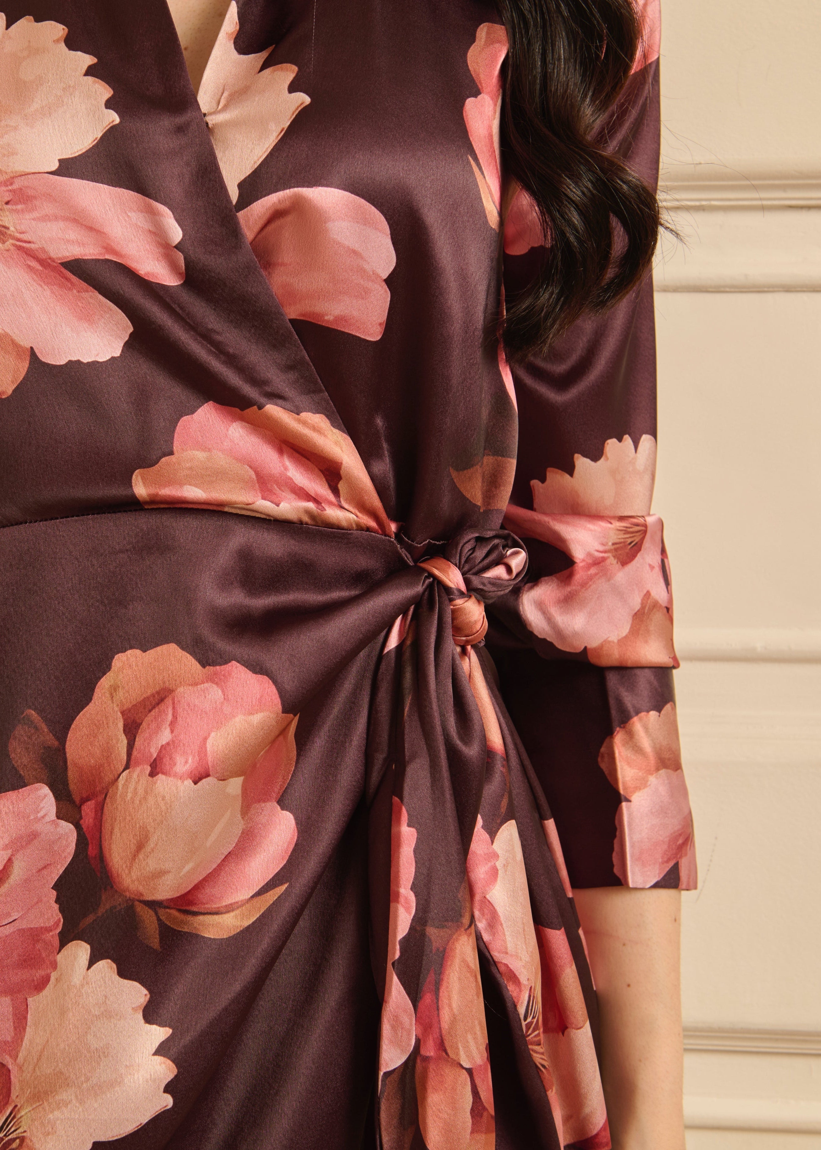 Kinzo Dress - Wine