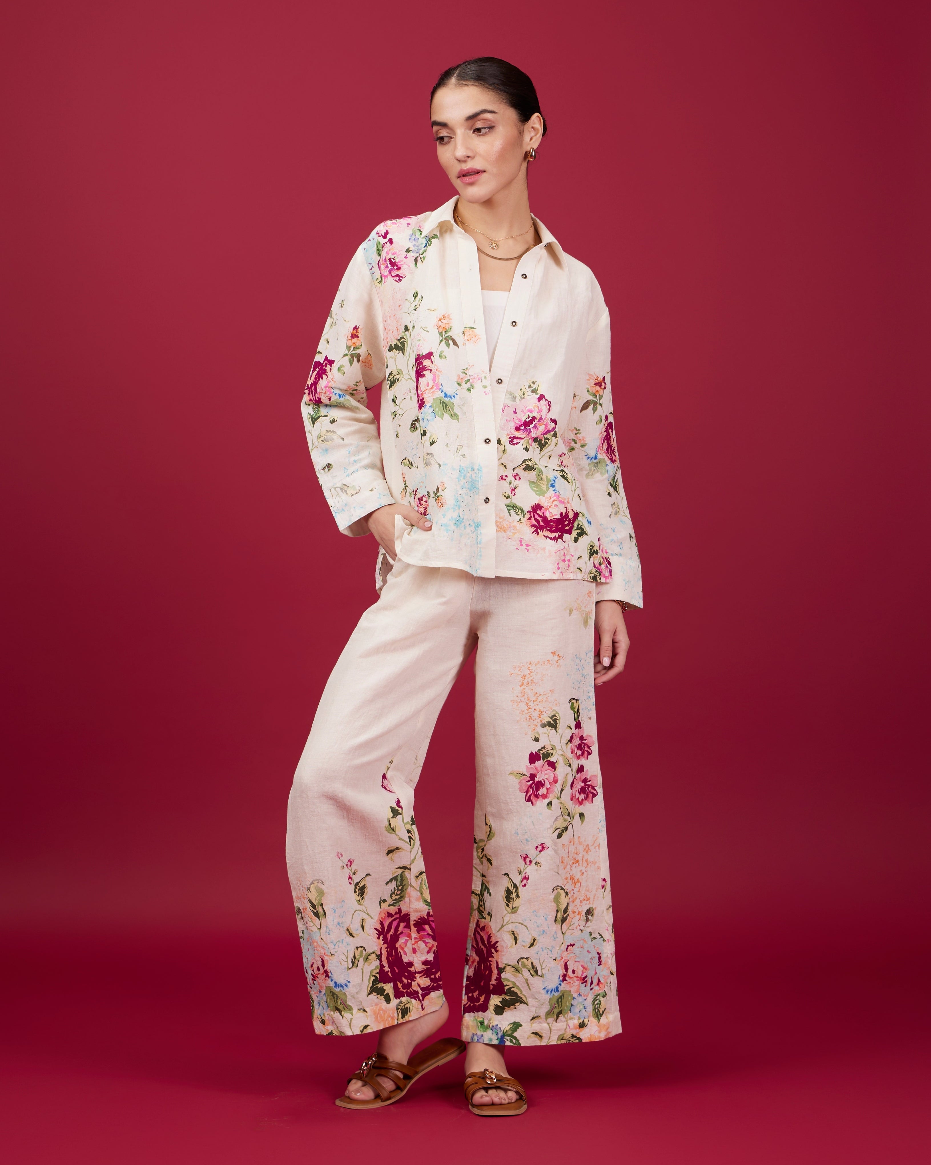 Vivienne Co-ord Set - Ivory