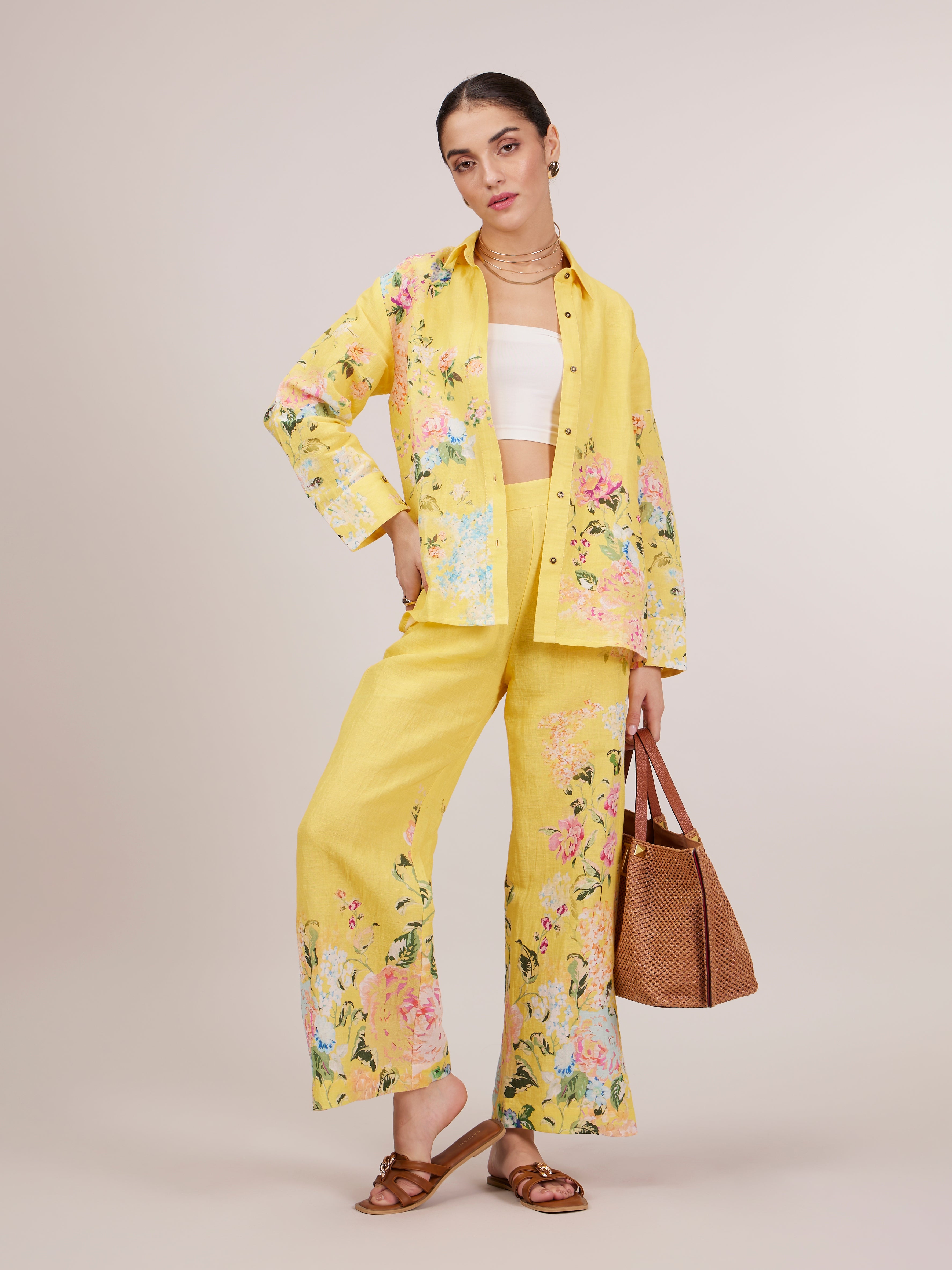 Vivienne Co-ord Set - Yellow
