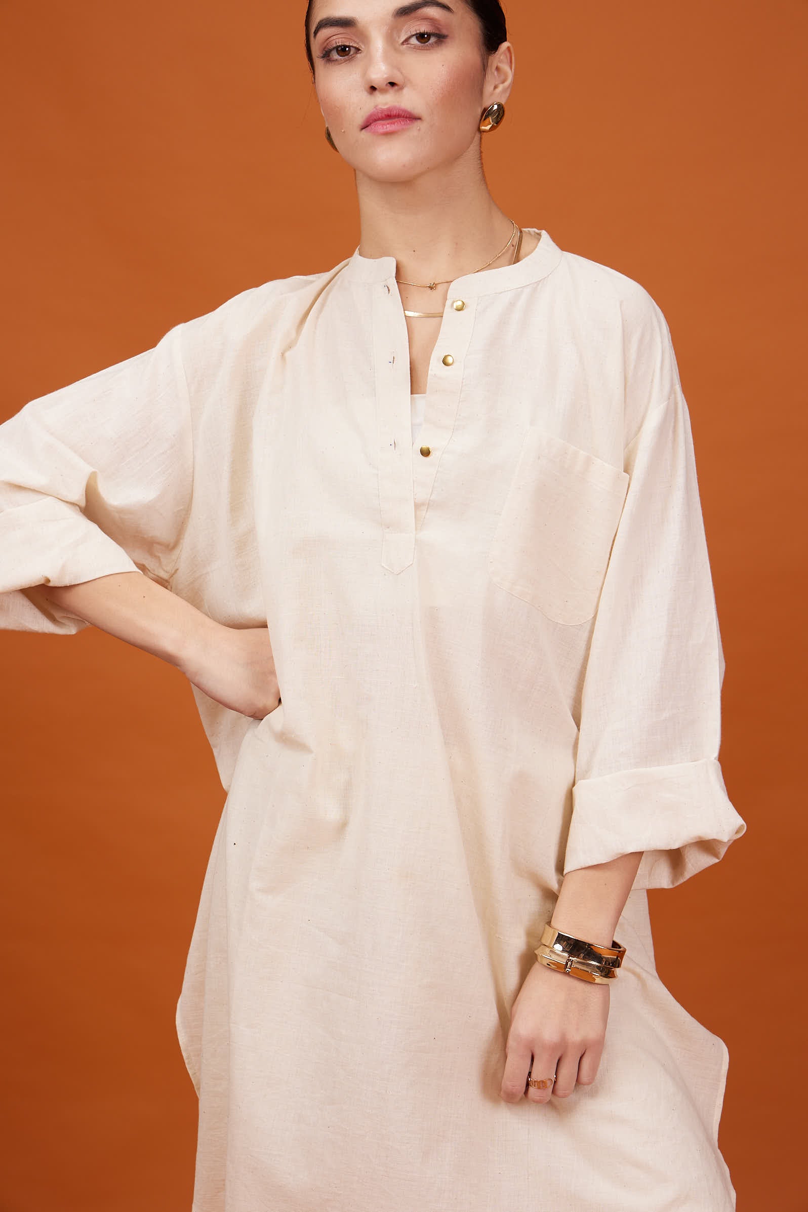 Yoko Oversized Co-ord Set - Off white