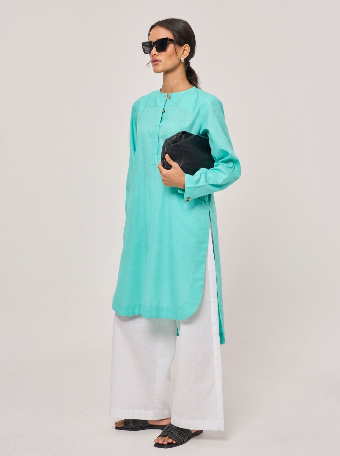 Andaman Kurta - Turquoise