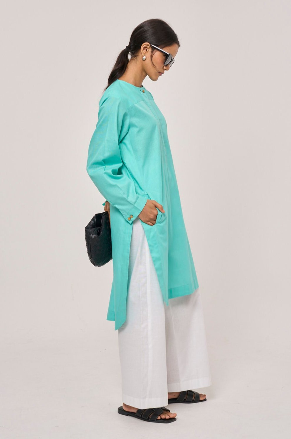 Andaman Kurta - Turquoise