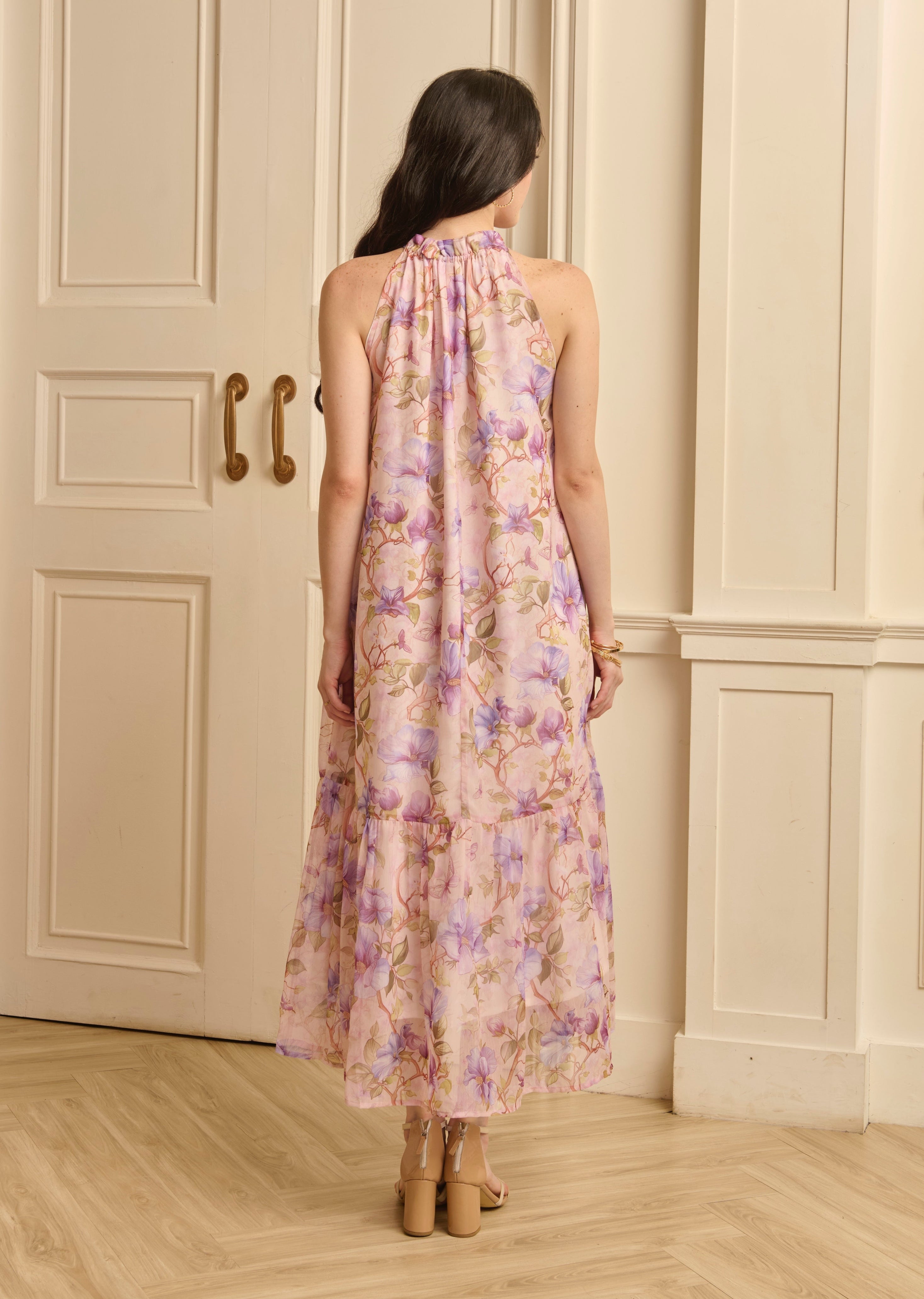 Myra Dress - Lavender Floral