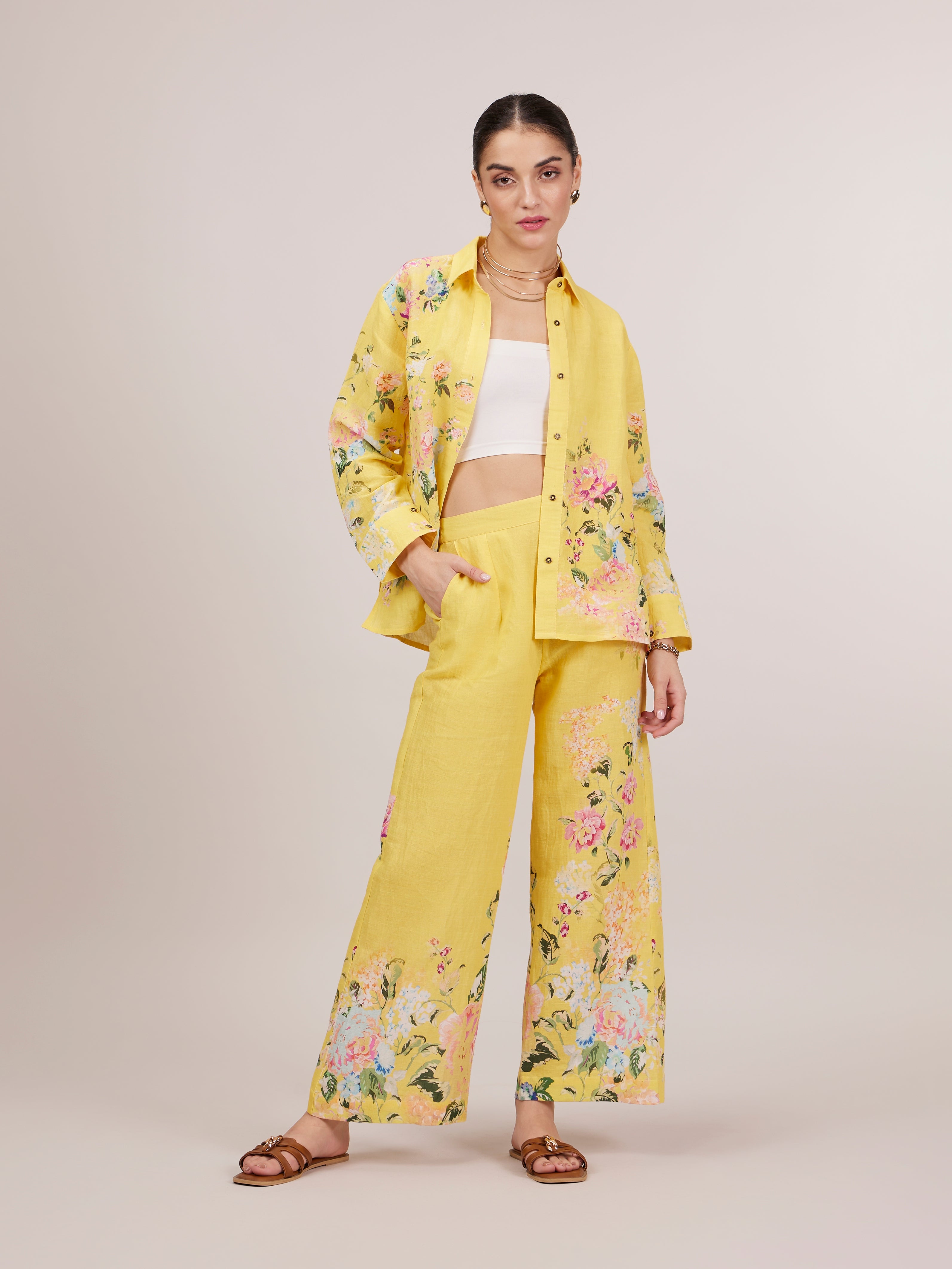 Vivienne Co-ord Set - Yellow