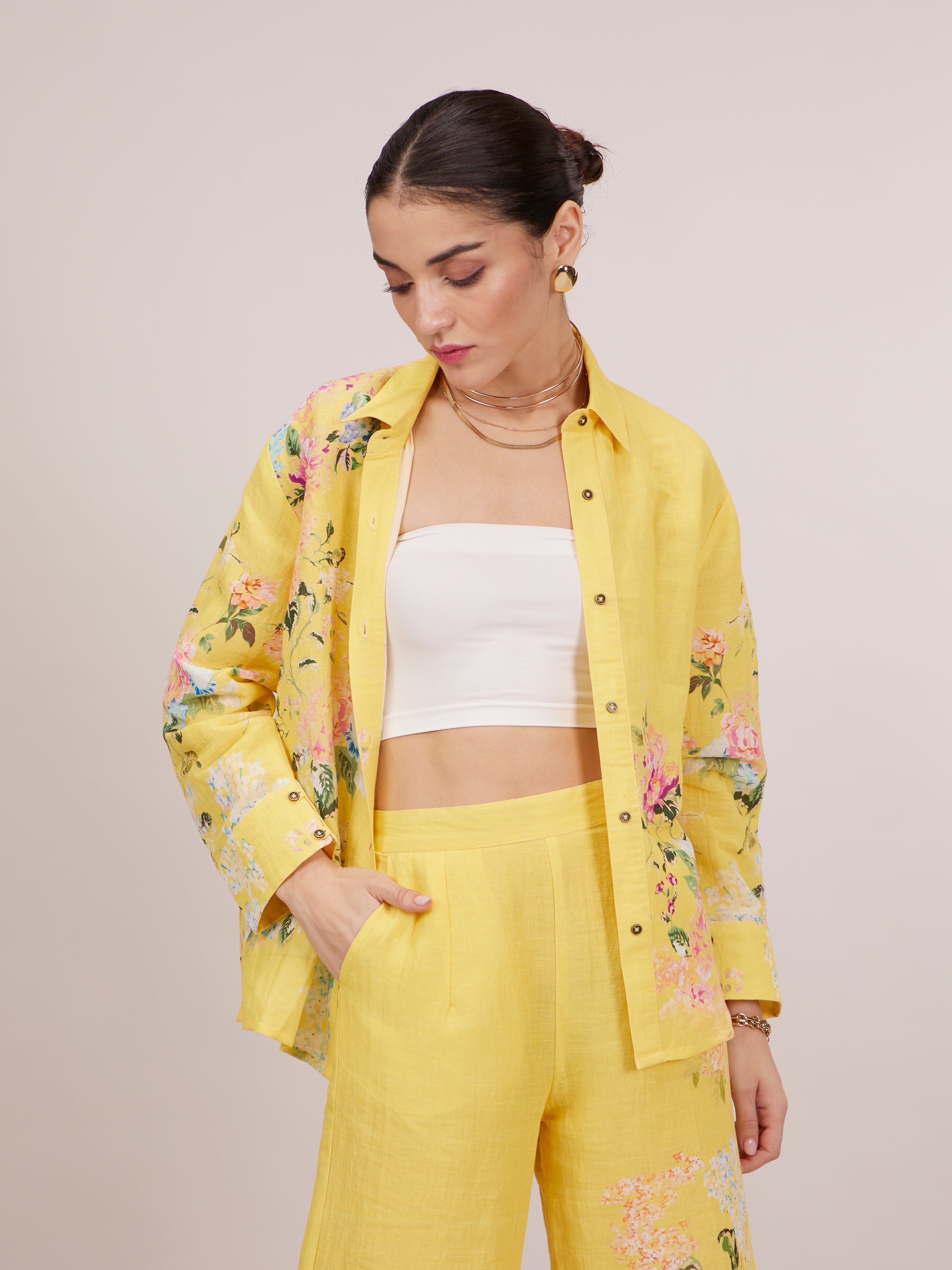 Vivienne Co-ord Set - Yellow